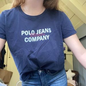 Vintage polo jeans company t shirt